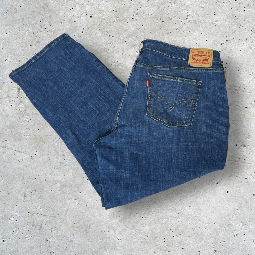 Levi's Denim Boyfriend Dark Blue Jean Women's Plus‎ 22W